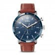 Shinola Chrono Canfield 45MM Blue Dial Strap